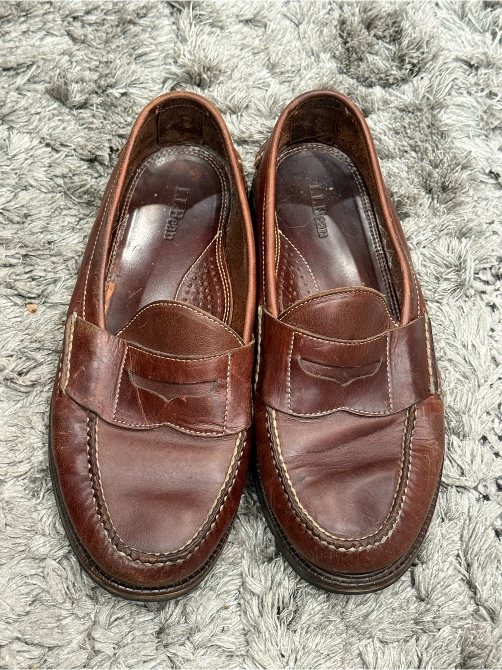 LL Bean Penny Loafer Slip-on Shoes size 11 EE